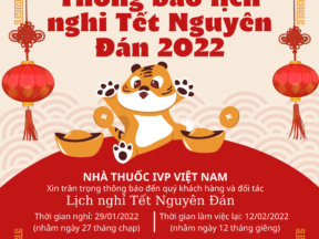 Nhà Thuốc IVP Việt Nam Thông Báo Lịch Nghỉ Lễ Tết Nguyên Đán 2022